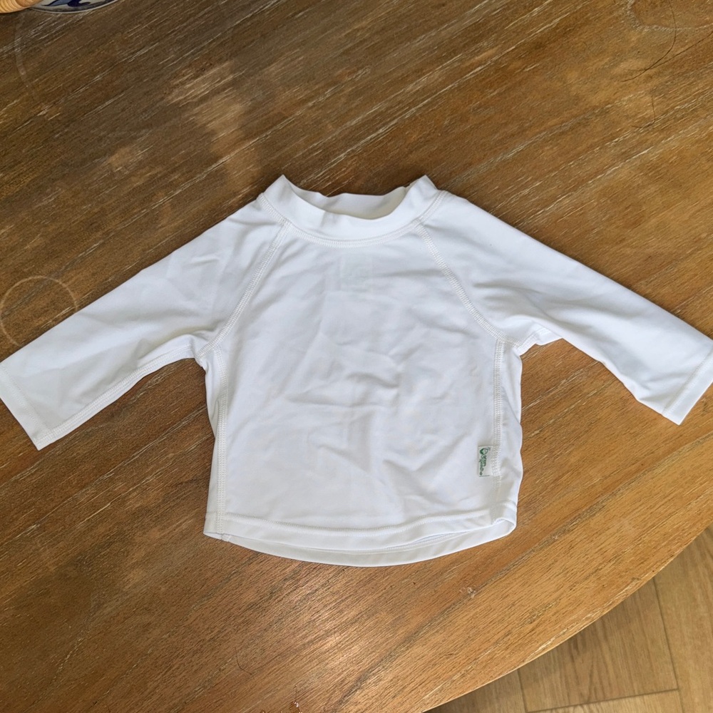 Kids White Rashguard
